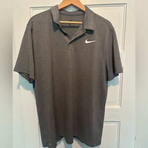Men’s Nike Dri-Fit Gray Golf Polo XL